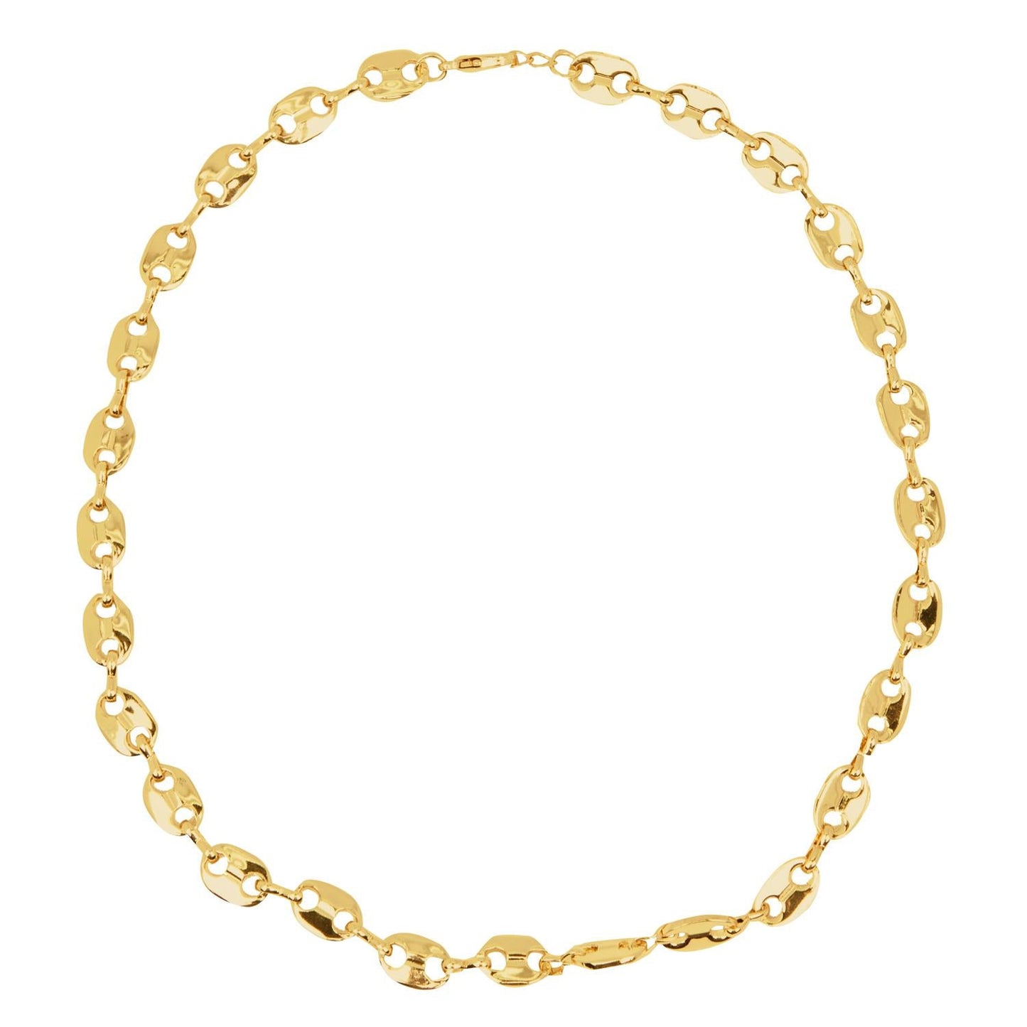 Collar Cadena Eslabones Redondos
