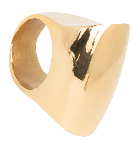 Anillo Volumen Dorado
