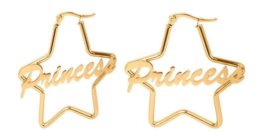 Pendientes Estrella Princess