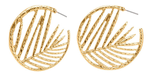 Pendientes Hojas