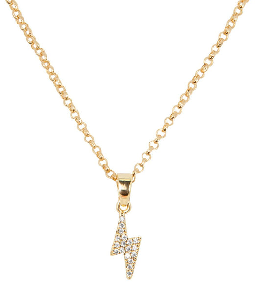 Colgante Rayo con Strass