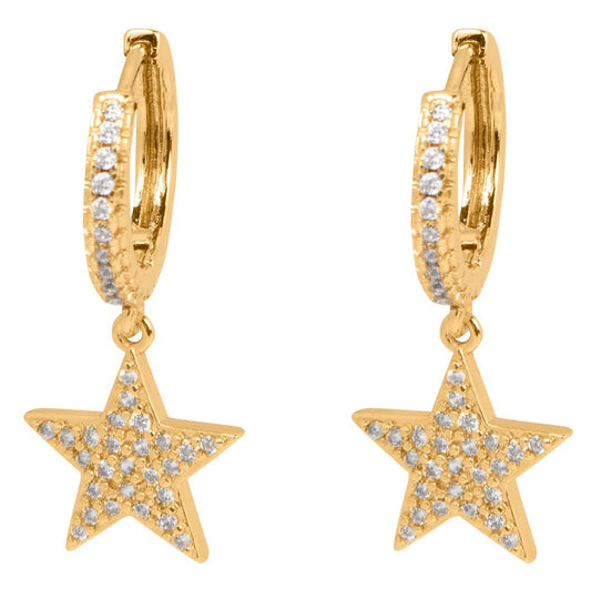 Pendientes Estrella con Strass