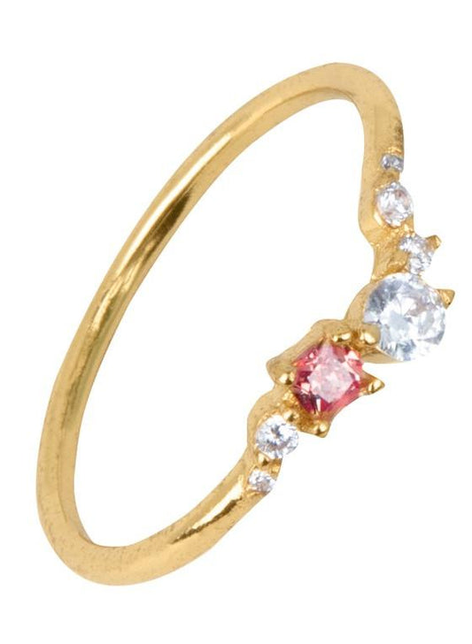 Anillo Piedra Naranja