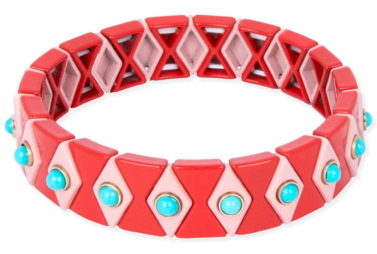 Pulsera  Enamel Rombos