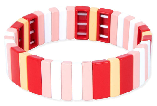 Pulsera Enamel Rayas