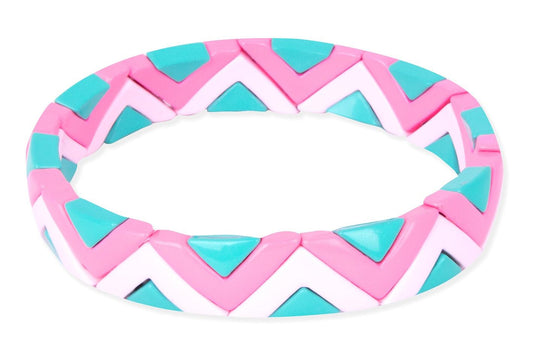 Pulsera Enamel Rosa