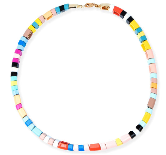 Collar Cuentas Multicolor
