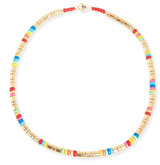 Collar Enamel Oro y Color