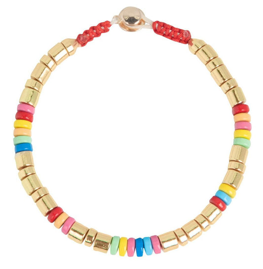 Pulsera Enamel Oro y Color