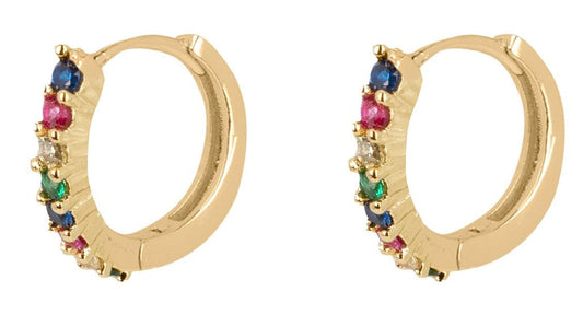 Pendientes Piedra Multicolor