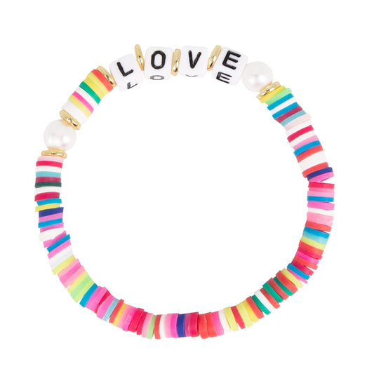 Pulsera Cuentas Colores Love