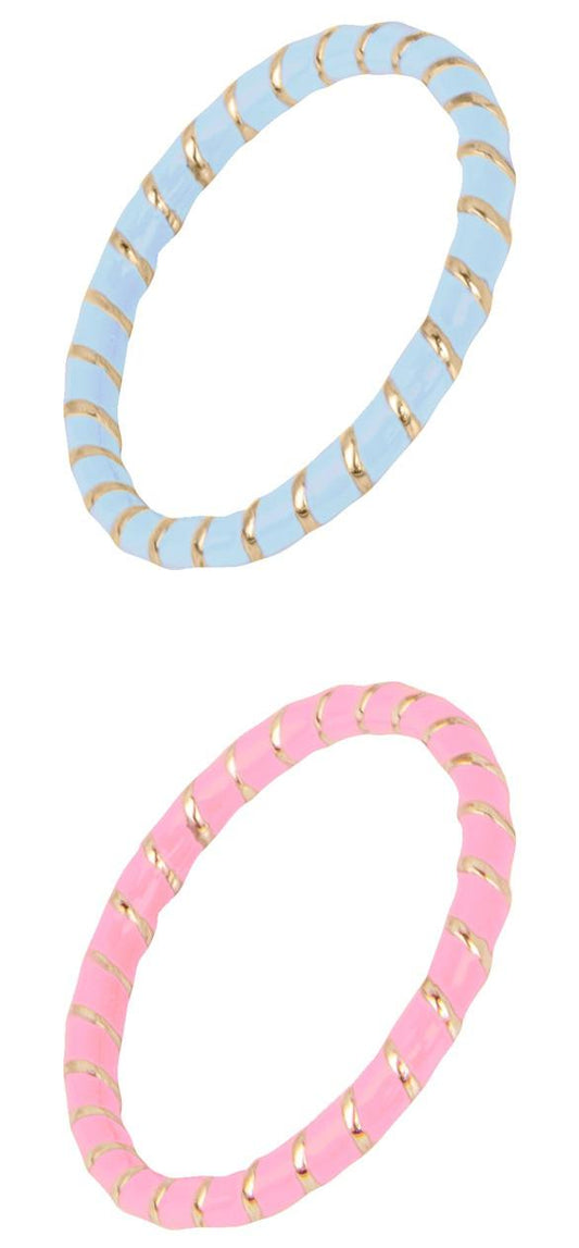 Set 2 Anillos Pastel