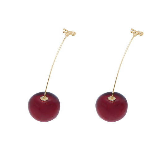 Pendientes Cereza Rojos