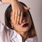 Anillo Ajustable Ojo Pedrería