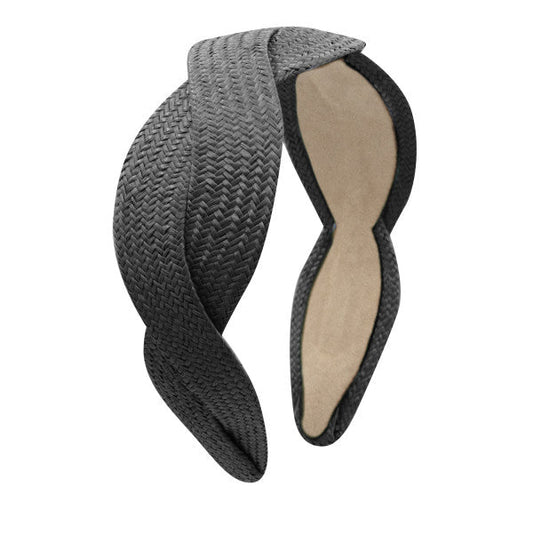Oh My Hair Diadema Twist Raffia Negro