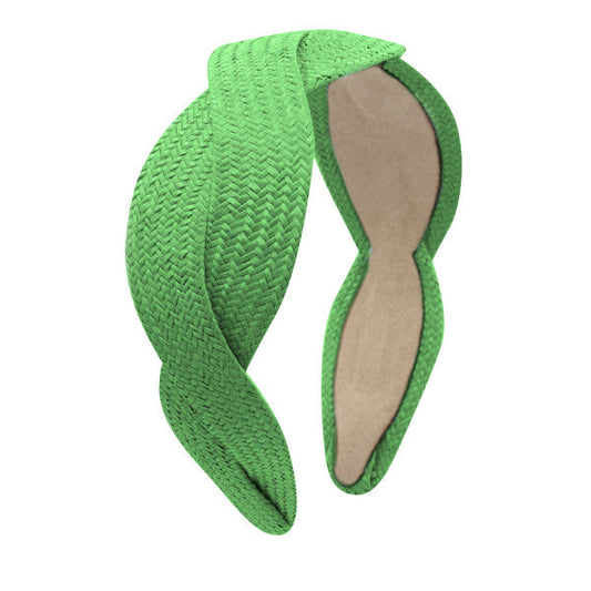 Oh My Hair Diadema Twist Raffia Verde