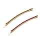 Oh My Hair Set 2 Horquillas Strass Rojo