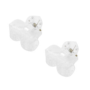 Oh My Hair Set Mini Pinzas Flor Transparentes