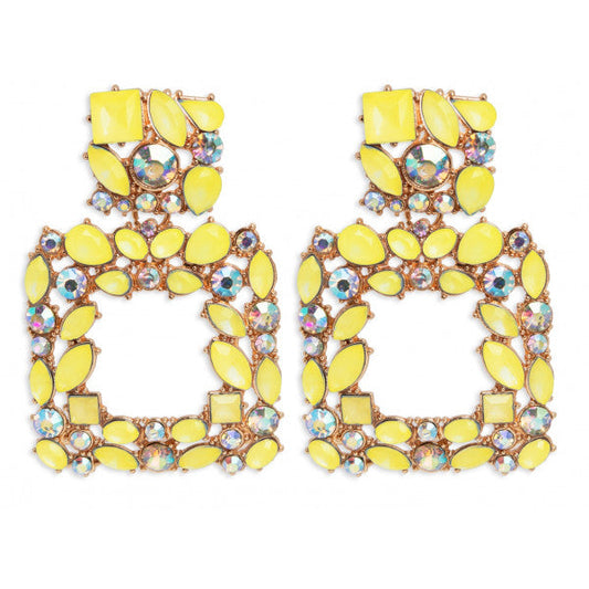 Pendientes Cuadrados Cristales