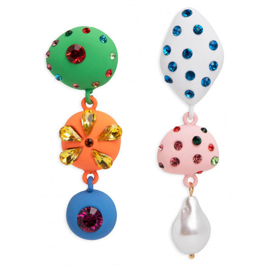 Pendientes Fantasy Piedras Colores
