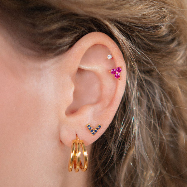 Pendientes Flor