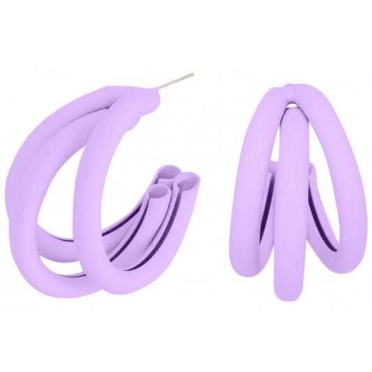 Pendientes Triple Aro Soft