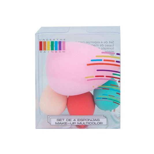 Set de 4 Esponjas Makeup Multicolor